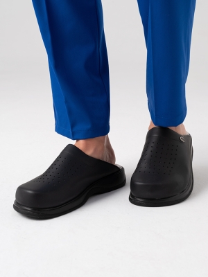 Siyah Erkek Doktor Hemşire Medikal Prestij Cool Sabo Terlik