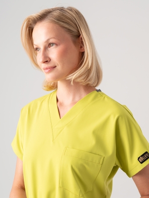 Neon Yeşil Dr. Greys Doktor Hemşire Medikal Scrubs Takım Best Likralı Kumaş