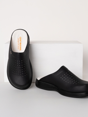 Siyah Erkek Doktor Hemşire Medikal Prestij Cool Sabo Terlik