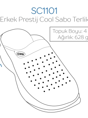 Siyah Erkek Doktor Hemşire Medikal Prestij Cool Sabo Terlik