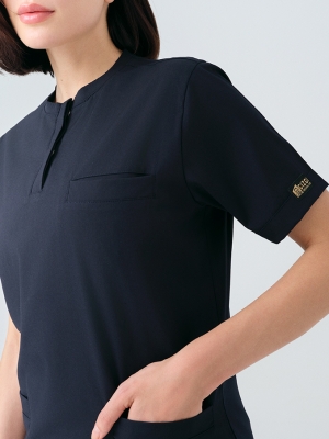 Navy Blue Cool Doctor Nurse Medical Scrubs Set Best Lycra Fabric