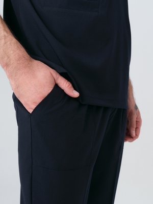 Navy Blue Cool Doctor Nurse Medical Scrubs Set Best Lycra Fabric