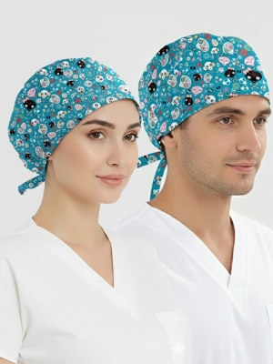 Karnaval Desenli Bone (Cotton Likra Kumaş)