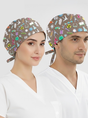 Keşif Vadisi Desenli Bone (Cotton Likra Kumaş)