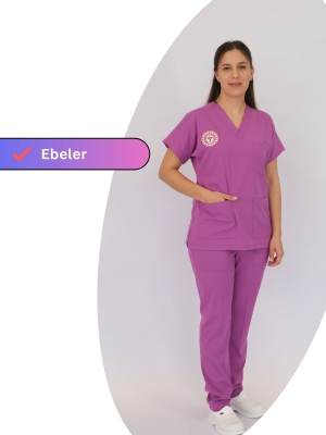 Ebe Forması Scrubs Likralı Takım Sağlık Bakanlığı Uyumlu-Byzantium