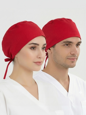 Red Classic Surgical Cap