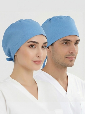 Light Blue Classic Surgical Cap