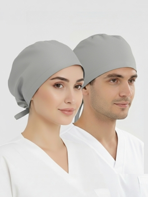 Grey Classic Surgical Cap