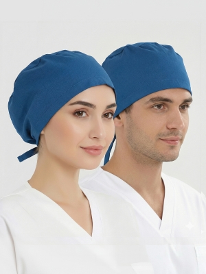 Sax Blue Classic Surgical Cap