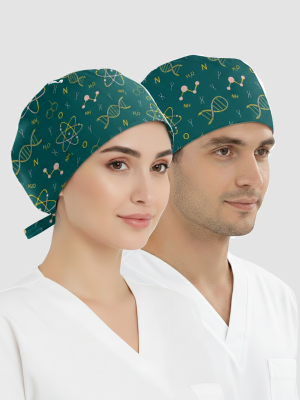 Art of Chemistry Patterned Cap (Cotton Lycra Fabric)
