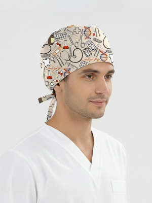 Healing Universe Patterned Cap (Cotton Lycra Fabric)
