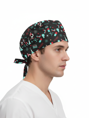 Science World Patterned Scrub Cap (Cotton Lycra Fabric)