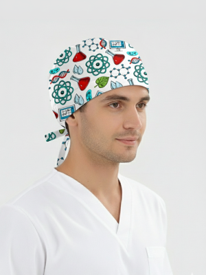 Hypothesis Patterned Cap (Cotton Lycra Fabric)