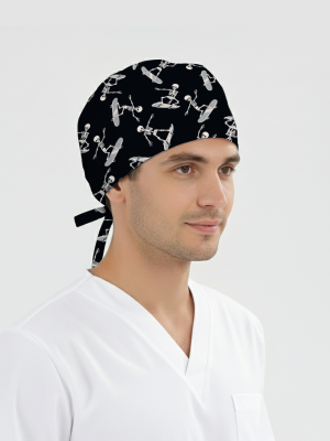 Sliding Souls Patterned Cap (Cotton Lycra Fabric)