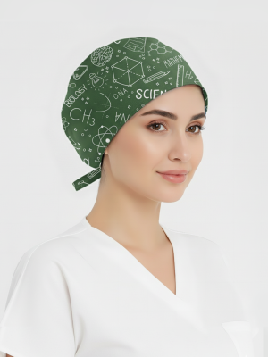 Science Lessons Cotton Lycra Patterned Cap