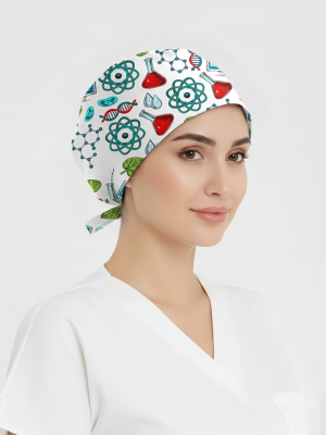 Hypothesis Patterned Cap (Cotton Lycra Fabric)