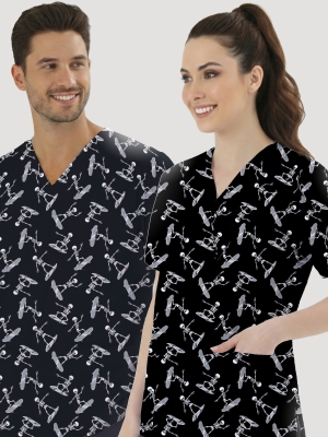 Kayan Ruhlar Desenli Tek Üst (Cotton Likra Kumaş)