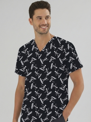 Kayan Ruhlar Desenli Tek Üst (Cotton Likra Kumaş)