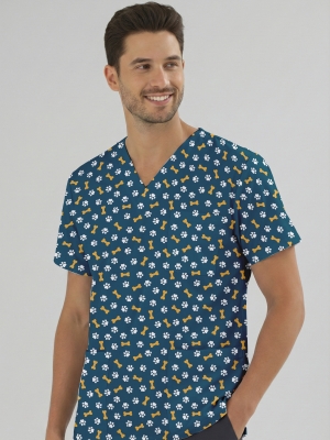 Patili Kemik Desenli Tek Üst (Cotton Likra Kumaş)