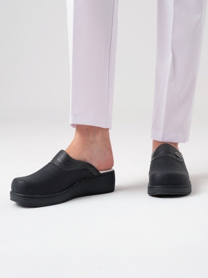 Flowering Women's Doctor Nurse Medical Plus Prestige Patterned Clogs