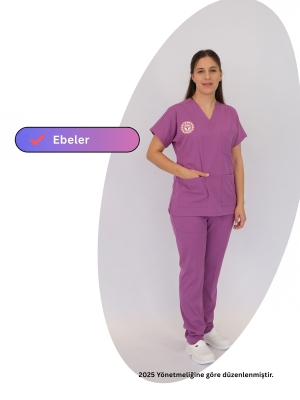 Midwife Scrubs – Stretch Set | Turkey Ministry of Health – 2025 Standard – Byzantium