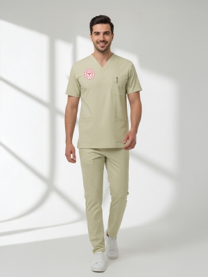 Scrubs-Set für Techniker, Technologen & Medizinische Sekretäre – Stretch, Offizieller Standard 2025, Moth