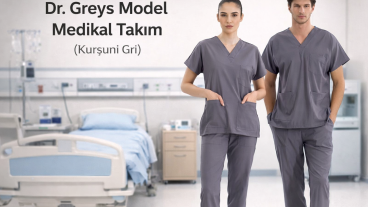 Kurşuni Gri Scrubs: Profesyonellik, Denge ve Güvenin Rengi