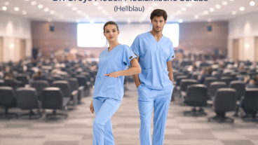 Hellblaue Scrubs: Die Farbe von Ruhe, Vertrauen und Professionalität