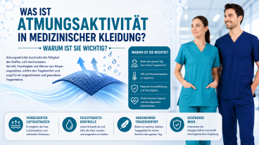 Was ist Atmungsaktivität bei medizinischer Kleidung? Warum ist sie wichtig?
