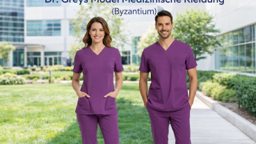 Bedeutung der Farbe Byzantium und Prestige in der medizinischen Kleidung