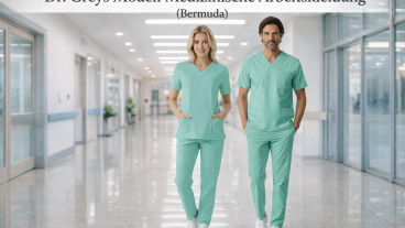 Die Bedeutung der Farbe Bermuda und frische Energie in der medizinischen Kleidung