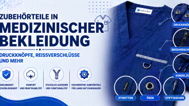 Welche Accessoires werden in medizinischer Kleidung verwendet? Druckknöpfe, Reißverschlüsse und mehr
