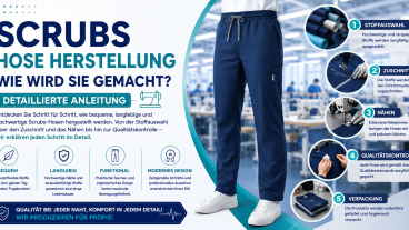 Wie wird ein Scrub-Oberteil hergestellt? Detaillierter Produktionsprozess