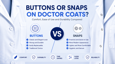 Buttons or Snaps in a Doctor’s Coat? Which One Is Better?