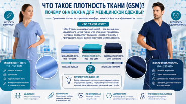 Что такое плотность ткани? Почему она важна в медицинской одежде?