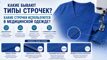 Какие виды швов существуют? Какие швы используются в медицинской одежде?