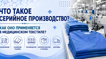 Что такое серийное производство? Как оно применяется в медицинском текстиле?