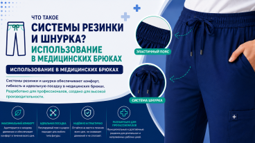 Что такое резинка и шнурок? Использование в медицинских брюках