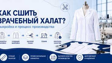 Как выполняется раскрой врачебного халата? Лекало и процесс производства