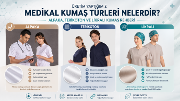 Üretim Yaptığımız Medikal Kumaş Türleri Nelerdir? Alpaka, Terikoton ve Likralı Kumaş Rehberi