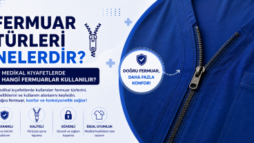 Fermuar Türleri Nelerdir? Medikal Kıyafetlerde Hangi Fermuarlar Kullanılır?