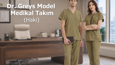 The Meaning of Khaki Color & Haki Dr. Greys Medical Scrubs Set