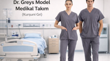 Kurşuni Gri Scrubs: Profesyonellik, Denge ve Güvenin Rengi