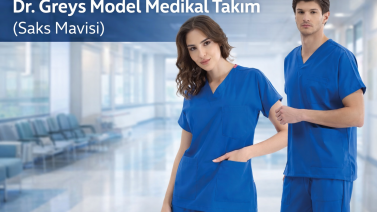 Dr. Greys Medical Scrubs Set in Royal Blue (Saks Blue)