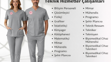 Gray Technical Services Uniform Scrubs Lycra Set Ministry of Health Color Matching – Neutral Gray