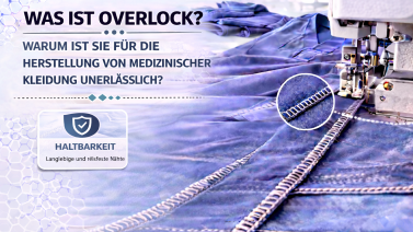 Was ist Overlock? Warum ist es in der Herstellung medizinischer Kleidung unverzichtbar?