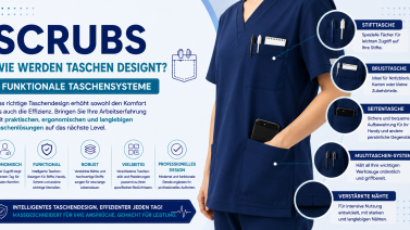 Wie werden Scrub-Taschen entworfen? Funktionale Taschensysteme