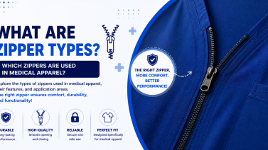 What Are the Types of Zippers? Which Zippers Are Used in Medical Clothing?