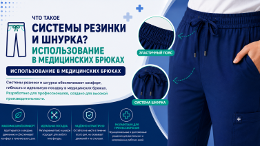 Что такое резинка и шнурок? Использование в медицинских брюках