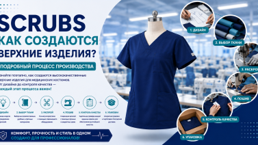 Как производится верх scrub? Подробный производственный процесс